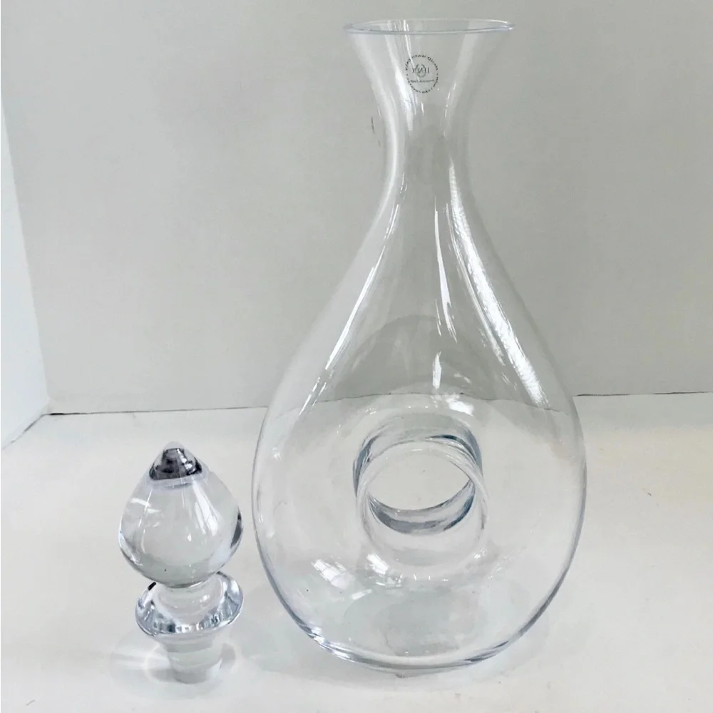 Lenox Tuscany Classic 32 Oz Lead Free Decanter Elegant Clear Glass Decanter